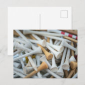 Golf T-Shirts Postkarte (Vorne/Hinten)