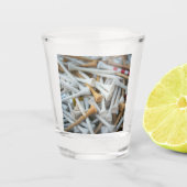 Golf T-Shirts Schnapsglas (Vorderseite)