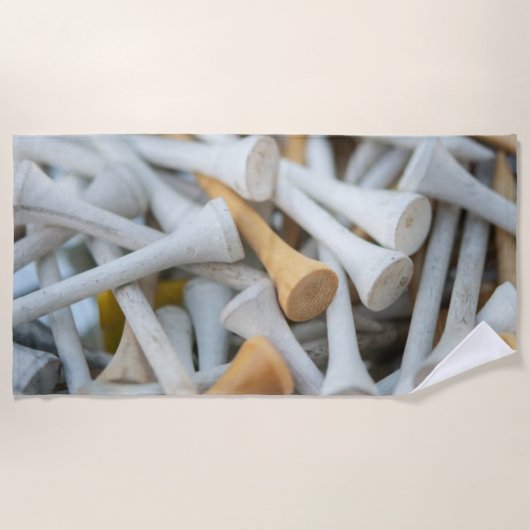 Golf T-Shirts Strandtuch (Vorderseite)