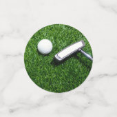 Golf Table Konfetti Ball und Flagge Amerikas (Klein Vorderseite)