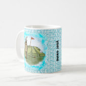 Golf-Tag-Tasse Kaffeetasse (Vorderseite Links)