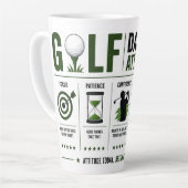 Golf-Tageskaffee Milchtasse (Linke Ecke)