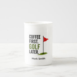 Golf täglicher Kaffee Porzellantasse