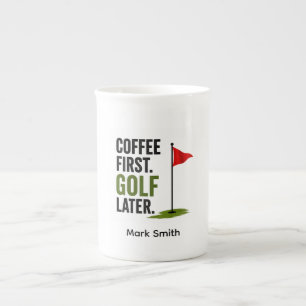 Golf täglicher Kaffee Porzellantasse