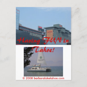 Golf Tahoe Postcard "Golfing in Tahoe Collection" Postkarte