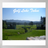 Golf Tahoe Poster "Golfing in Tahoe Collection" (Vorne)