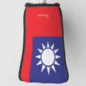 Golf Taiwan & Taiwanische Flagge / Golf Clubs Abde Golf Headcover (Rotieren 90)
