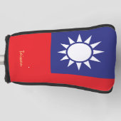 Golf Taiwan & Taiwanische Flagge / Golf Clubs Abde Golf Headcover (Vorderseite)