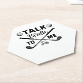 Golf Talk Birdie to Me Funny Untersetzer (angewinkelt)