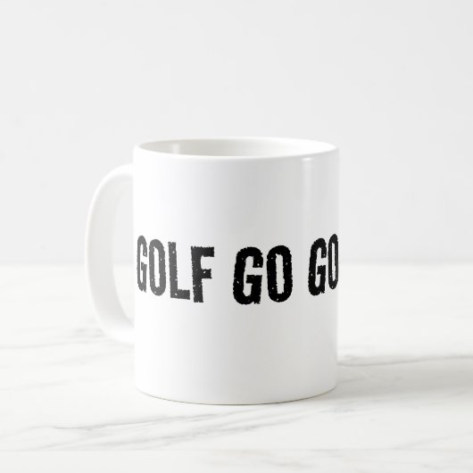Golf Tasse Funny (Vorderseite Links)