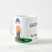 GOLF-Tasse Kaffeetasse (Vorderseite Links)