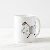 Golf-Tasse Kaffeetasse (VorderseiteRechts)
