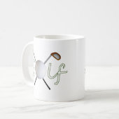 Golf-Tasse Kaffeetasse (Vorderseite Links)
