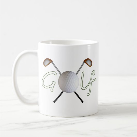 Golf-Tasse Kaffeetasse (Links)