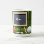 Golf-Tasse mit Golfball und Tee Kaffeetasse (Mittel)
