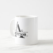 Golf-Tasse mit individuellem Namen Kaffeetasse (Vorderseite Links)