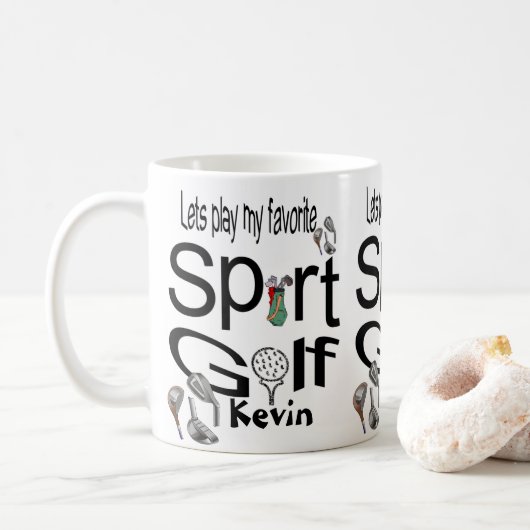 Golf Tasse Sport (Mit Donut)