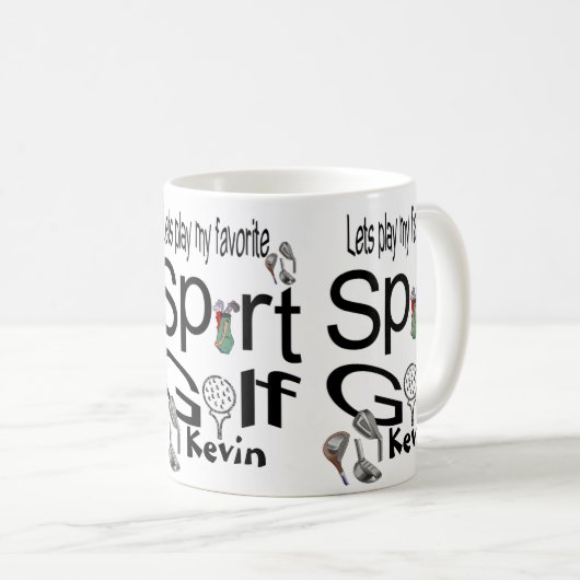 Golf Tasse Sport (VorderseiteRechts)