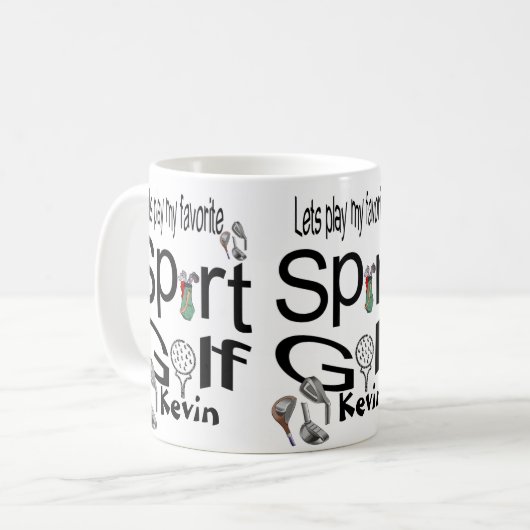 Golf Tasse Sport (Vorderseite Links)