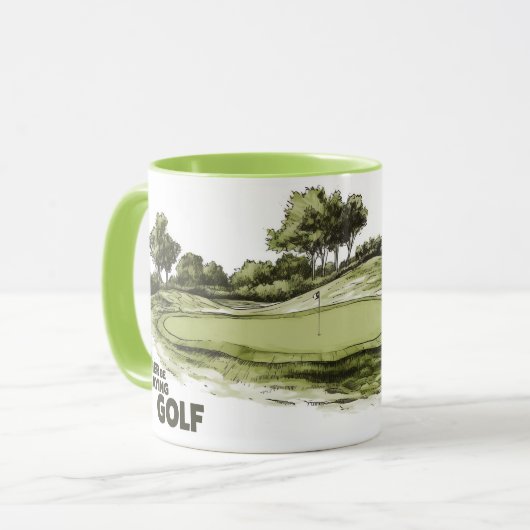Golf-Tasse Tasse (Vorderseite Links)
