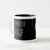 GOLF-TASSE ZWEIFARBIGE TASSE (Vorderseite Links)