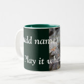 Golf-Tasse Zweifarbige Tasse (Vorderseite Links)