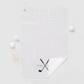 Golf Team INITIALS Golfklubs Ball Player Golfhandtuch (Insitu)