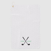 Golf Team INITIALS Golfklubs Ball Player Golfhandtuch (Vorderseite)