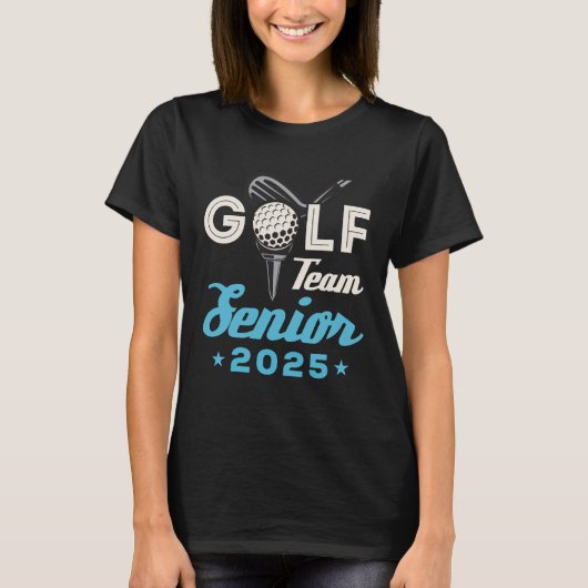 Golf Team Senior Class of 2025 Golfer T-Shirt (Vorderseite)