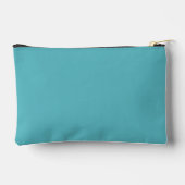 Golf Tee Golfer Teal Monogram Modern Accessory  Zubehörtasche (Rückseite)