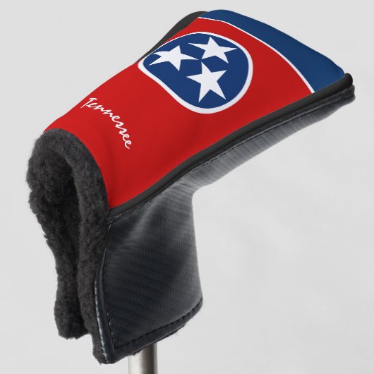 Golf Tennessee & Tennessee Flag /Golf Clubs Abdeck Golf Headcover (3/4 Vorderseite)