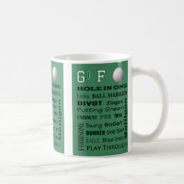 GOLF-Terminologie Kaffeetasse