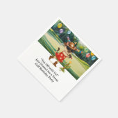 GOLF TEXAS Geburtstagsparty für Katzenliebhaber Serviette (Ecke)