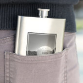 Golf Thema Classic Flask individuell anpassen Flachmann (Beispiel)