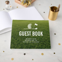 Golf Thema Golfer Party Minimalistisch 30. Geburts
