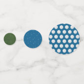 Golf-Thema Grün und Blau Konfetti (Vorderseiten)