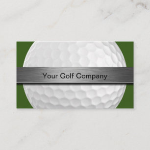 Golf Thema Modern Zweiseitig Visitenkarte