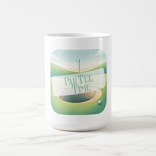 Golf Thema Par-T-Shirt-Tasse Kaffeetasse (Mittel)