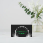 Golf-Thema-Trainer-Lehrer Visitenkarte (Stehend Vorderseite)