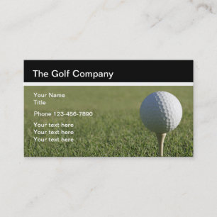 Golf Thema Visitenkarte