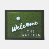 Golf Thema Willkommen im Golfers Doormat Fußmatte (Vorderseite)