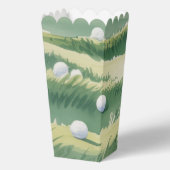 Golf Theme 60 & Tee’d Off Birthday Party  Geschenkschachtel (Rückseite)