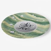 Golf Theme 60 & Tee’d Off Birthday Party  Pappteller (Schrägansicht)