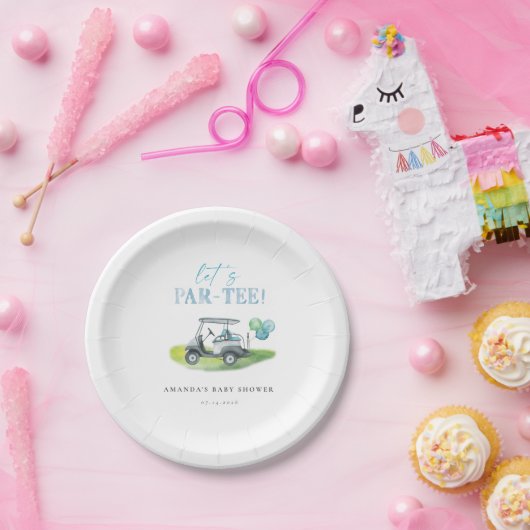 Golf Theme Baby Dusche Pappteller (Party)