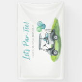 Golf Theme Birthday Banner (Vertikal)