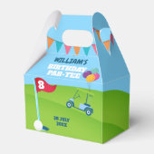 Golf Theme Birthday Party Geschenkschachtel (Vorderseite)