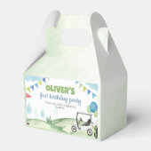 Golf Theme Boy Birthday Party Gefallen Box Geschenkschachtel (Rückseite)