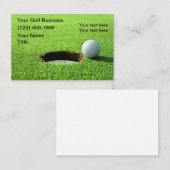 Golf Theme Business Cards Visitenkarte (Vorne/Hinten)