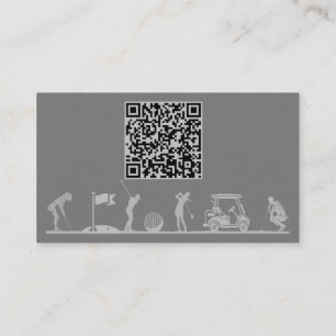 Golf Theme Card - Gents Visitenkarte