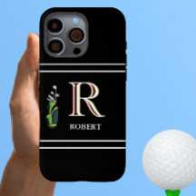 Golf Theme Custom Monogram Name Clubs